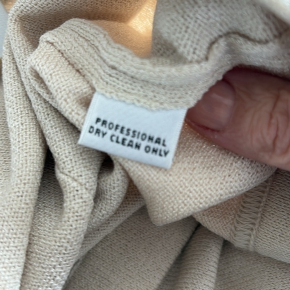 St. John Evening Knit Palazzo Pants in Cream - Picture 10 of 10